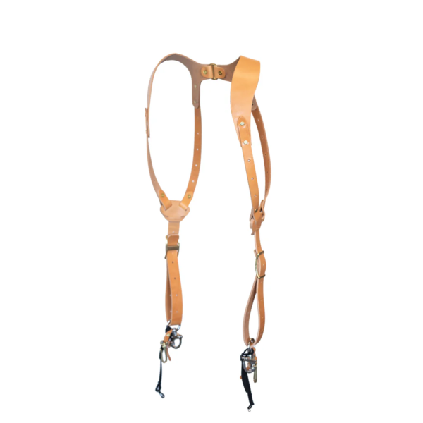 Pro Package Professional Tan Leather Camera Harness