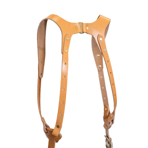 Pro Package Professional Tan Leather Camera Harness