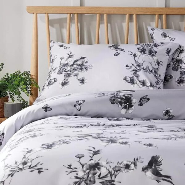 Meadow Sage Printed Duvet Cover Set