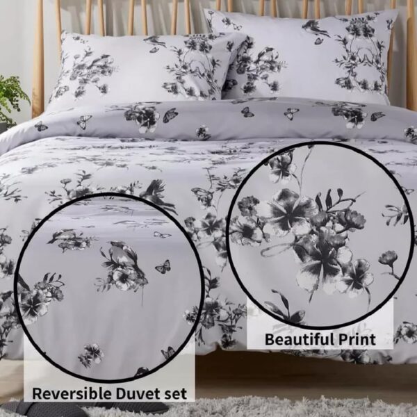 Meadow Sage Printed Duvet Cover Set