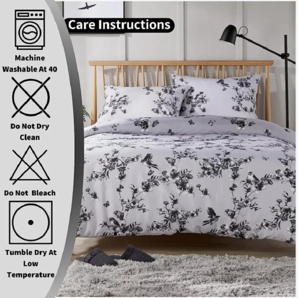 Meadow Sage Printed Duvet Cover Set