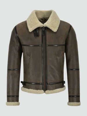 Men's Classic Shearling Leather Jacket